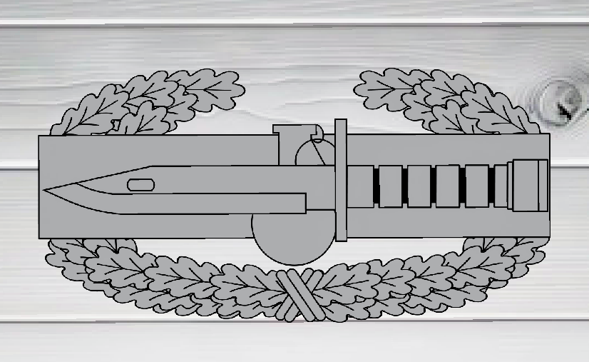 Custom CAB (Combat Action Badge) Decal US Army- Vinyl, All Weather, and Beautiful