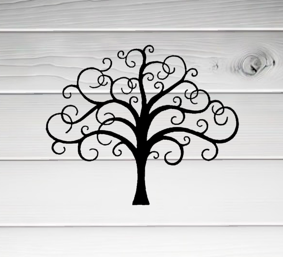 D2 Tribal Tree of Life Vinyl Decal – Symbol of Strength & Connection