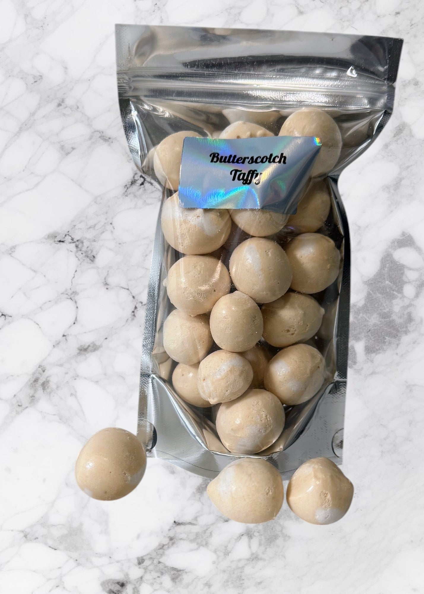 Freeze-Dried Butterscotch Taffy