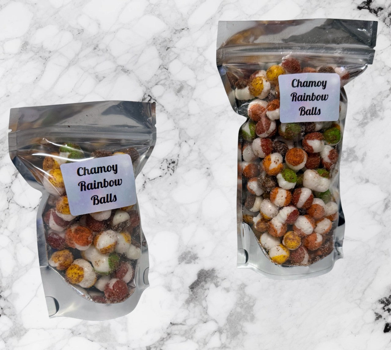 Chamoy Rainbow Balls – Sweet, Spicy & Tangy Freeze-Dried Perfection!