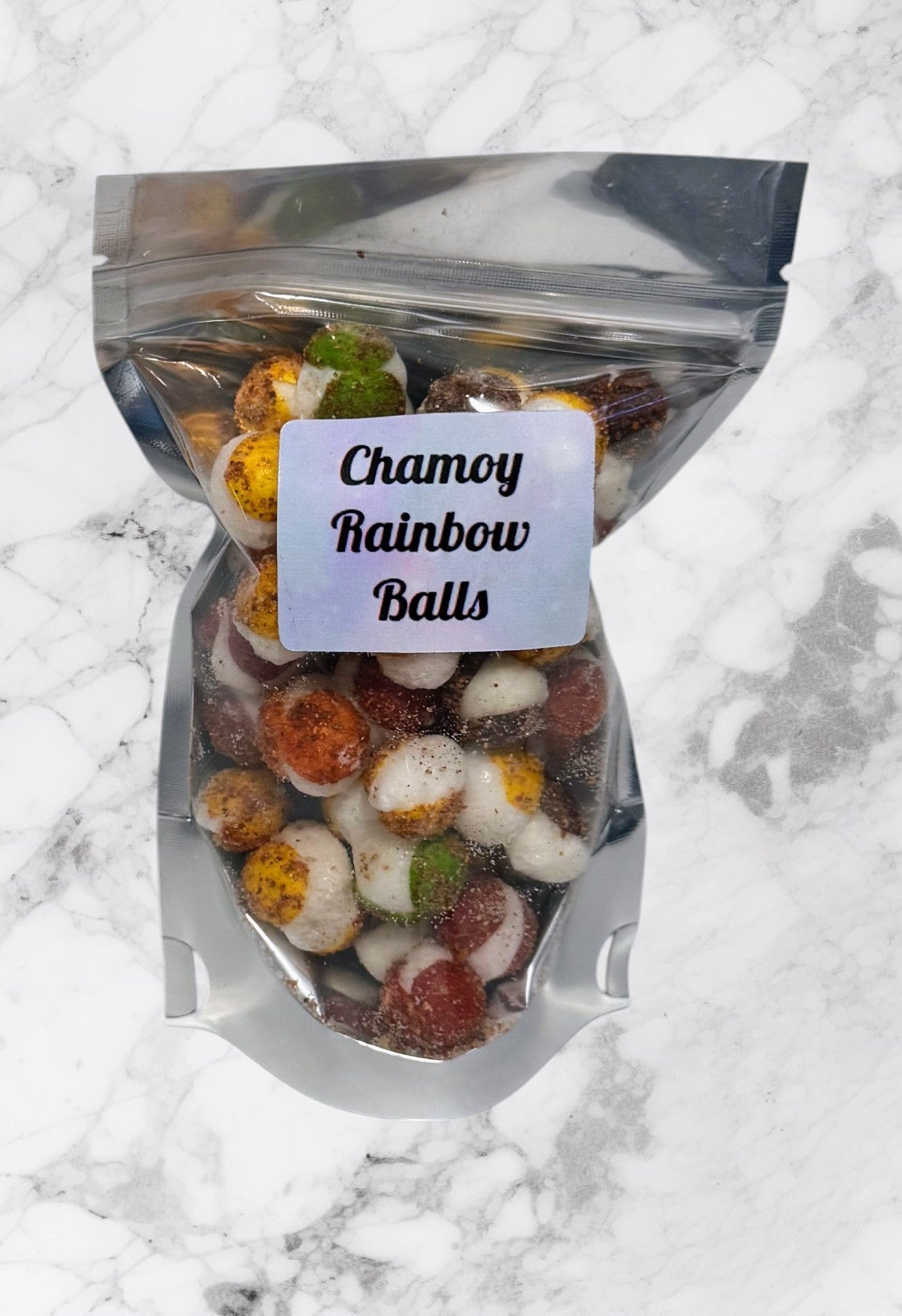 Chamoy Rainbow Balls – Sweet, Spicy & Tangy Freeze-Dried Perfection!