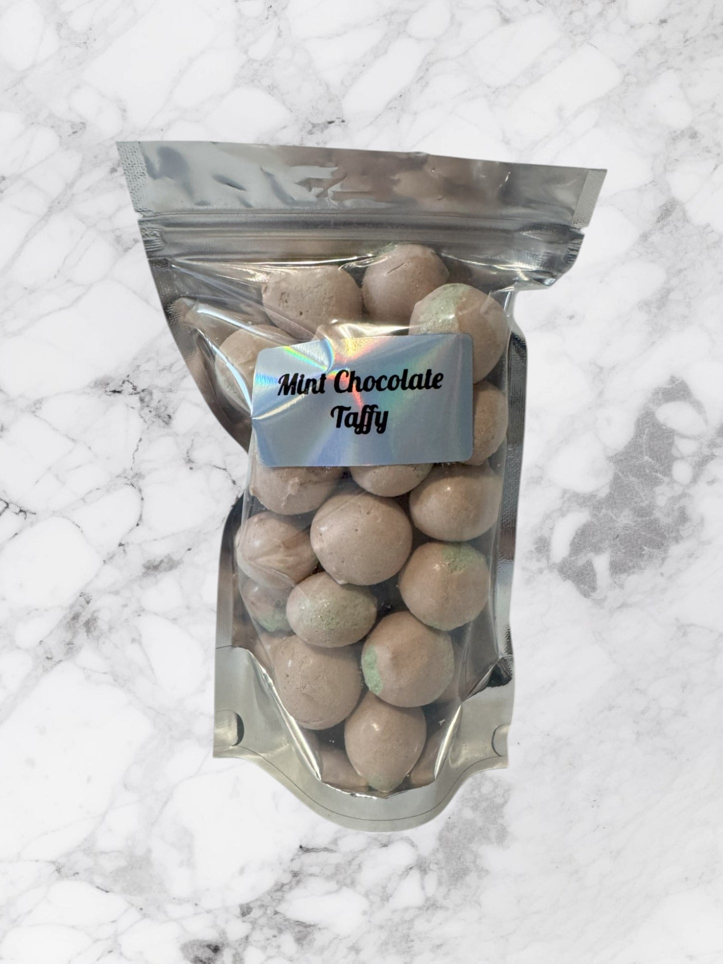 T8 Freeze-Dried Mint Chocolate Taffy – Light, Crunchy & Irresistible!