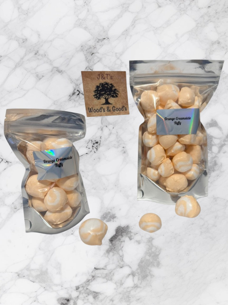 Freeze-Dried Orange Creamsicle Taffy – Crunchy Citrus & Vanilla Treat