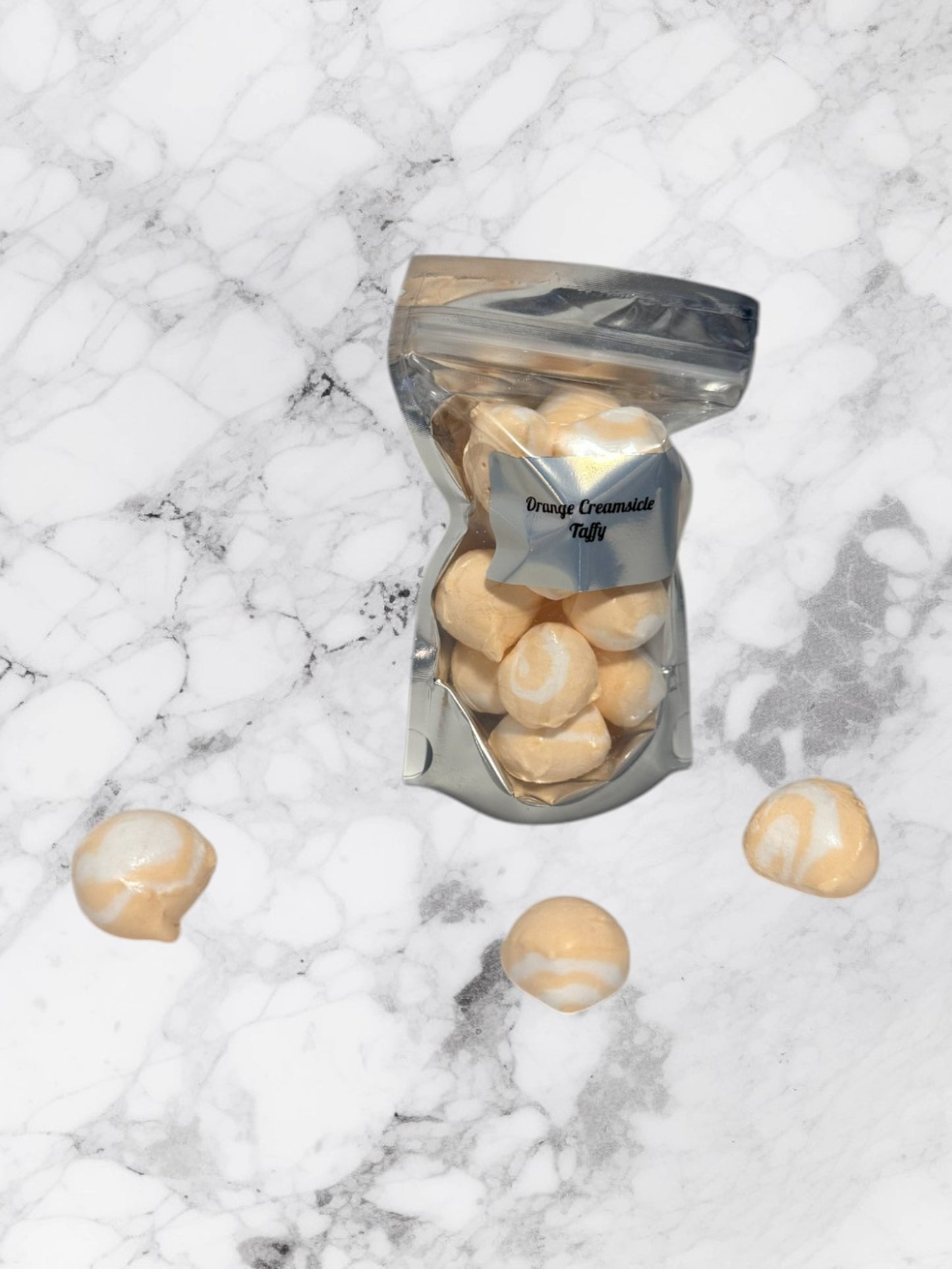 Freeze-Dried Orange Creamsicle Taffy – Crunchy Citrus & Vanilla Treat