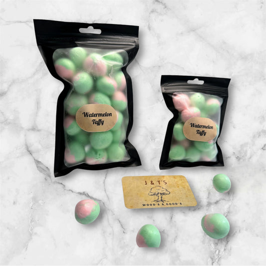 Freeze-Dried Watermelon Taffy