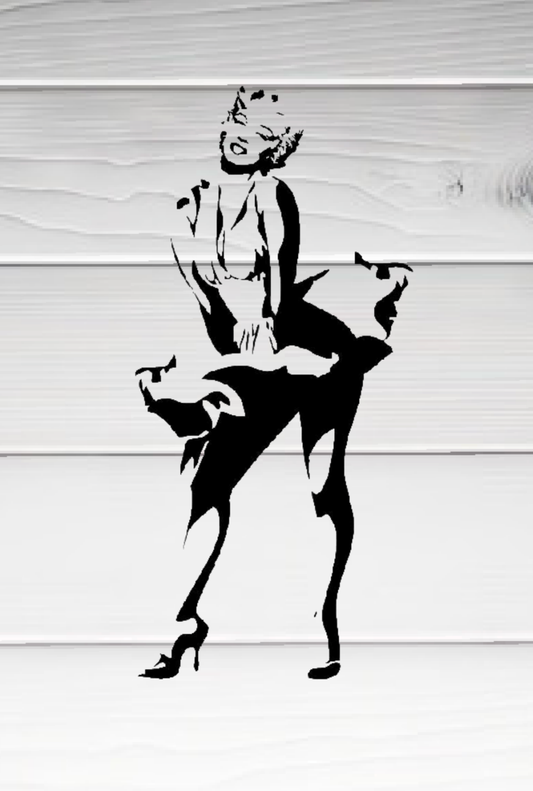 D20 Marilyn Monroe “Subway Breeze” White-Dress Art