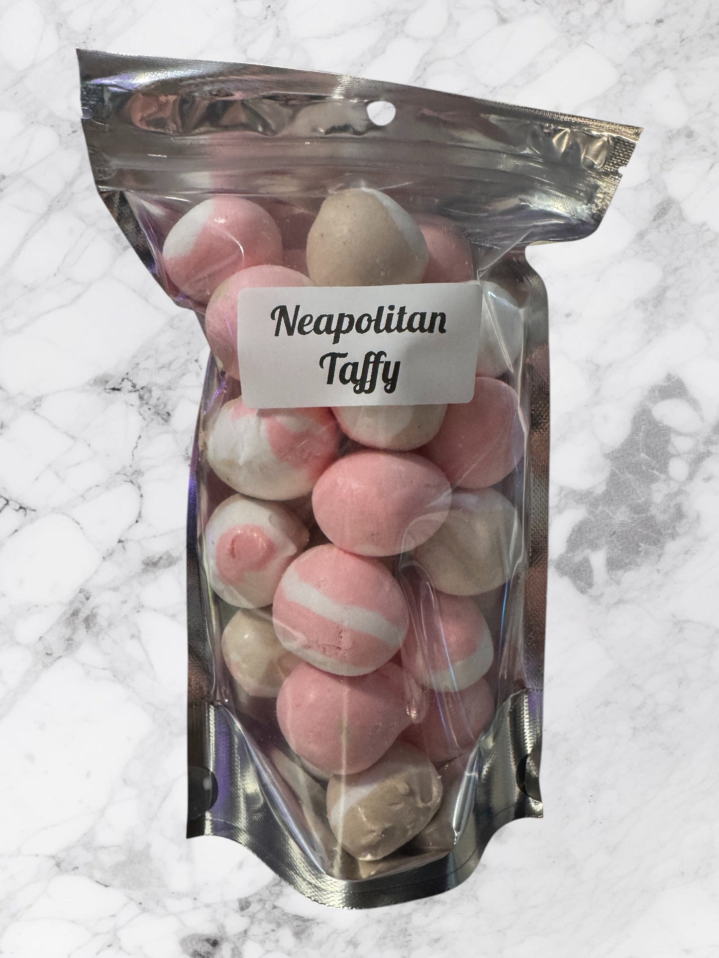 T9 Neapolitan Taffy – Freeze-Dried Strawberry, Vanilla & Chocolate Delight